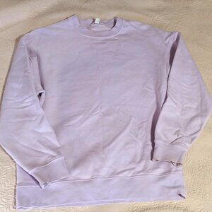 COS (Collection of Style) Lilac, Lavendar Purple Green Sweat Shirt Crew …